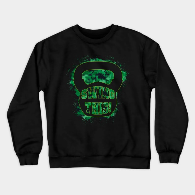 Swing This! Crewneck Sweatshirt by reyacevedoart